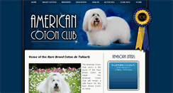 Desktop Screenshot of americancotonclub.com